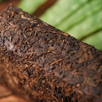 Fabricado à mão orgânico Fu Zhuan Chá escuro tijolo artesanal tradicional Vida útil de longo prazo orgânico chinês