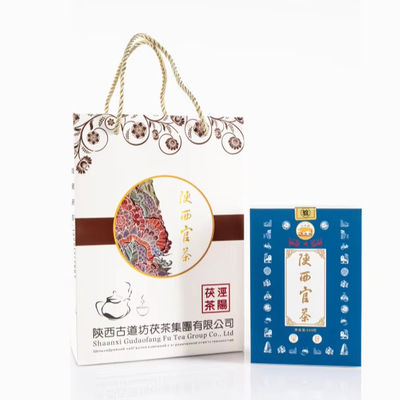 Fabricado à mão orgânico Fu Zhuan Chá escuro tijolo artesanal tradicional Vida útil de longo prazo orgânico chinês