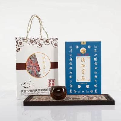 Materiais primas naturais personalizados tijolo de chá escuro para bebida saudável feito à mão e com idade de 5 a 10 anos