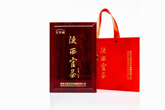 Fermentado estilo Flat Belly Chá Perda de peso Caixa de presente de chá Conjunto personalizado Chá chinês em apresentação elegante 500g