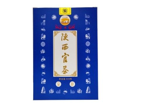 Chá oficial de Shaanxi Chá com fragrância suave de flor de ouro e instruções para beber