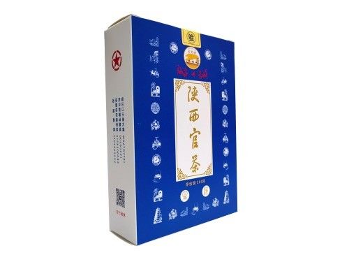 Chá oficial de Shaanxi Chá com fragrância suave de flor de ouro e instruções para beber