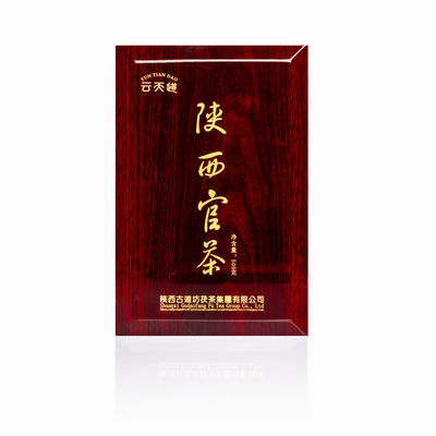 Experimente os ricos sabores de Jingyang Futea Shaanxi Chá Oficial de tijolo Luzhou-Sabor Chá de mão Chá escuro de uma prova obrigatória