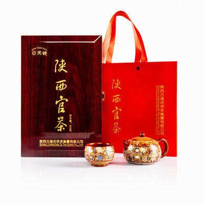 Aproveite o rico aroma e sabor do chá negro chinês com tijolos de chá fermentados