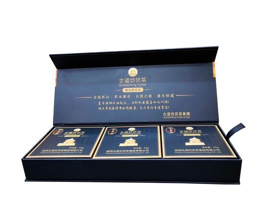 Shaanxi chá preto chá de flor de ouro chá Jingyang Fu chá processo antigo para caixa de presente requintada