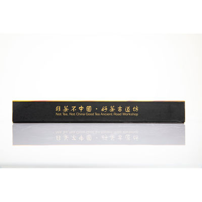 Período de validade de 144g tijolo de chá escuro feito à mão popular para venda em China FuTea embalagem de presente personalizada