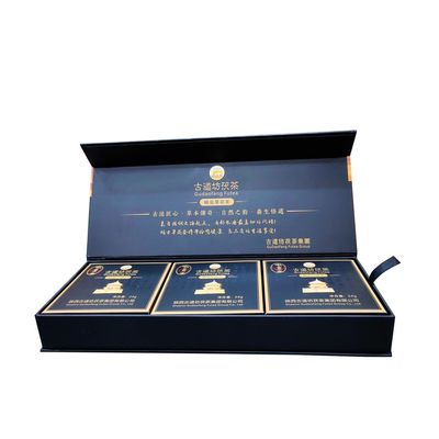 0.144kg de tijolo Puer comprimido para fabricação de cerveja e bebida de Jingyang FUTEA caixa de presente estilo de embalagem