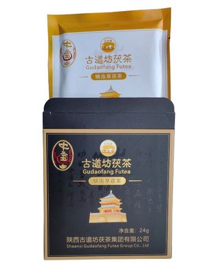 tijolo de chá escuro orgânico de Shaanxi FuTea fermentado para uma experiência de chá saudável