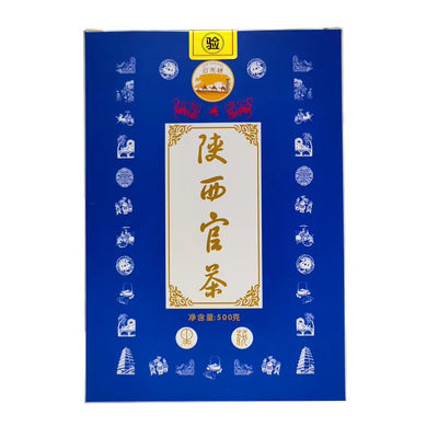 Top Grade Fuzhuan Gloden Flower Dark Tea Organic Black Fermented Tea Idade 5-10 anos para saúde presente
