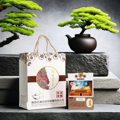 1000g de chá escuro feito a partir de matérias-primas naturais selecionadas chá manual e popular de emagrecimento por fabricantes chineses