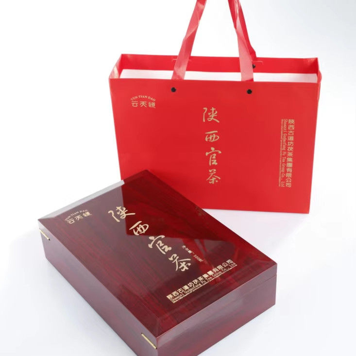 Fermentado estilo Flat Belly Chá Perda de peso Caixa de presente de chá Conjunto personalizado Chá chinês em apresentação elegante 500g