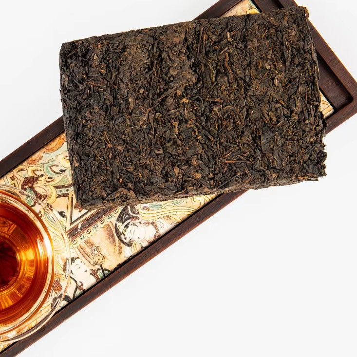 Xi'an Black Tea Brick 500g Chineses Organic Aged Black Tea com Caixa de Presente Grau 1 Certificado ISO Endereço Xi'an
